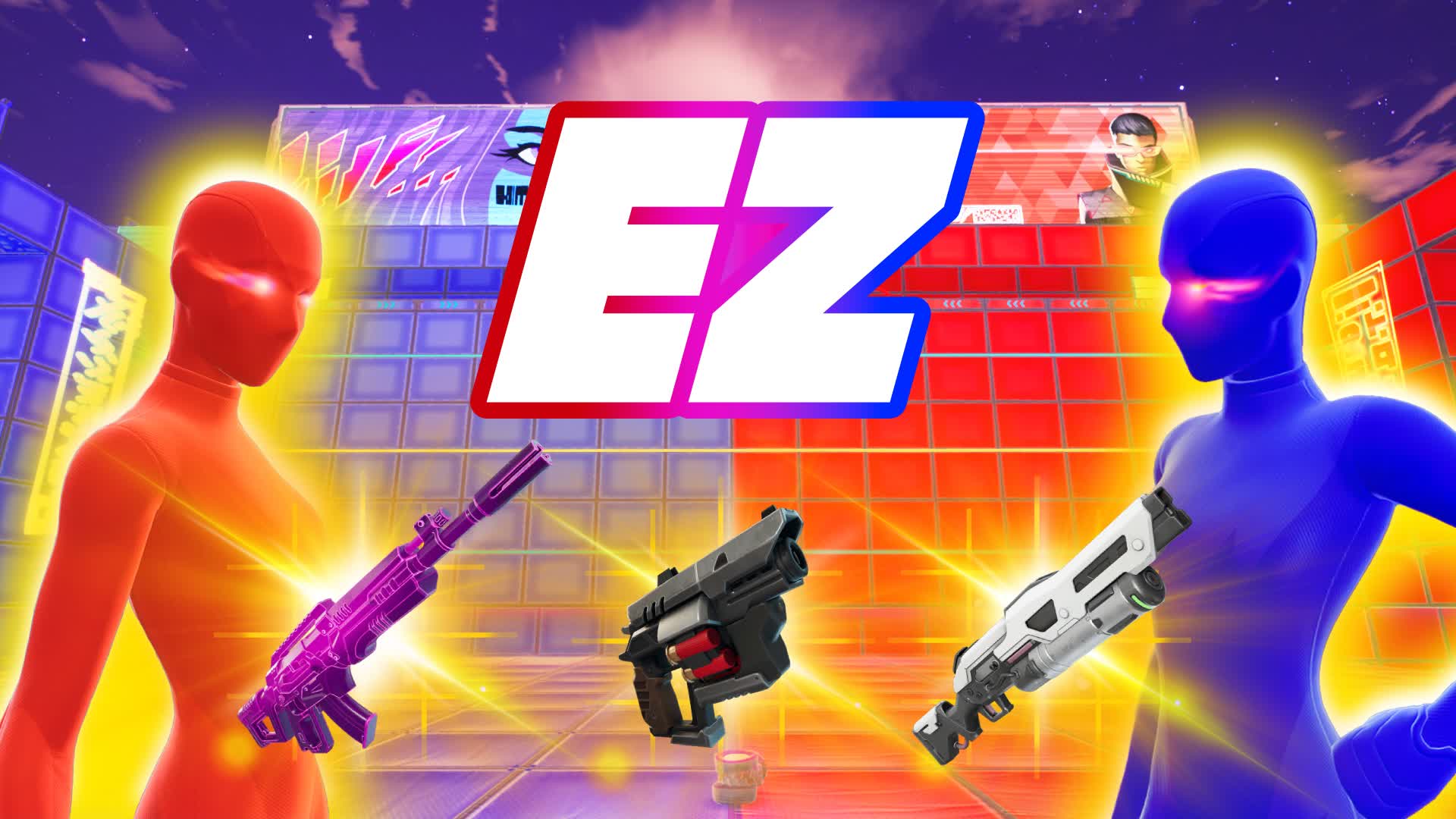 SUPER EZ RED VS BLUE 🔴🔵