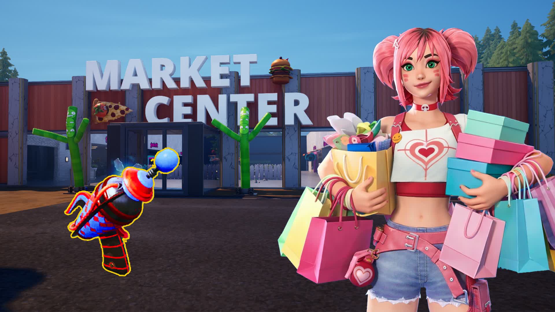 Market center prop hunt / hide and seek