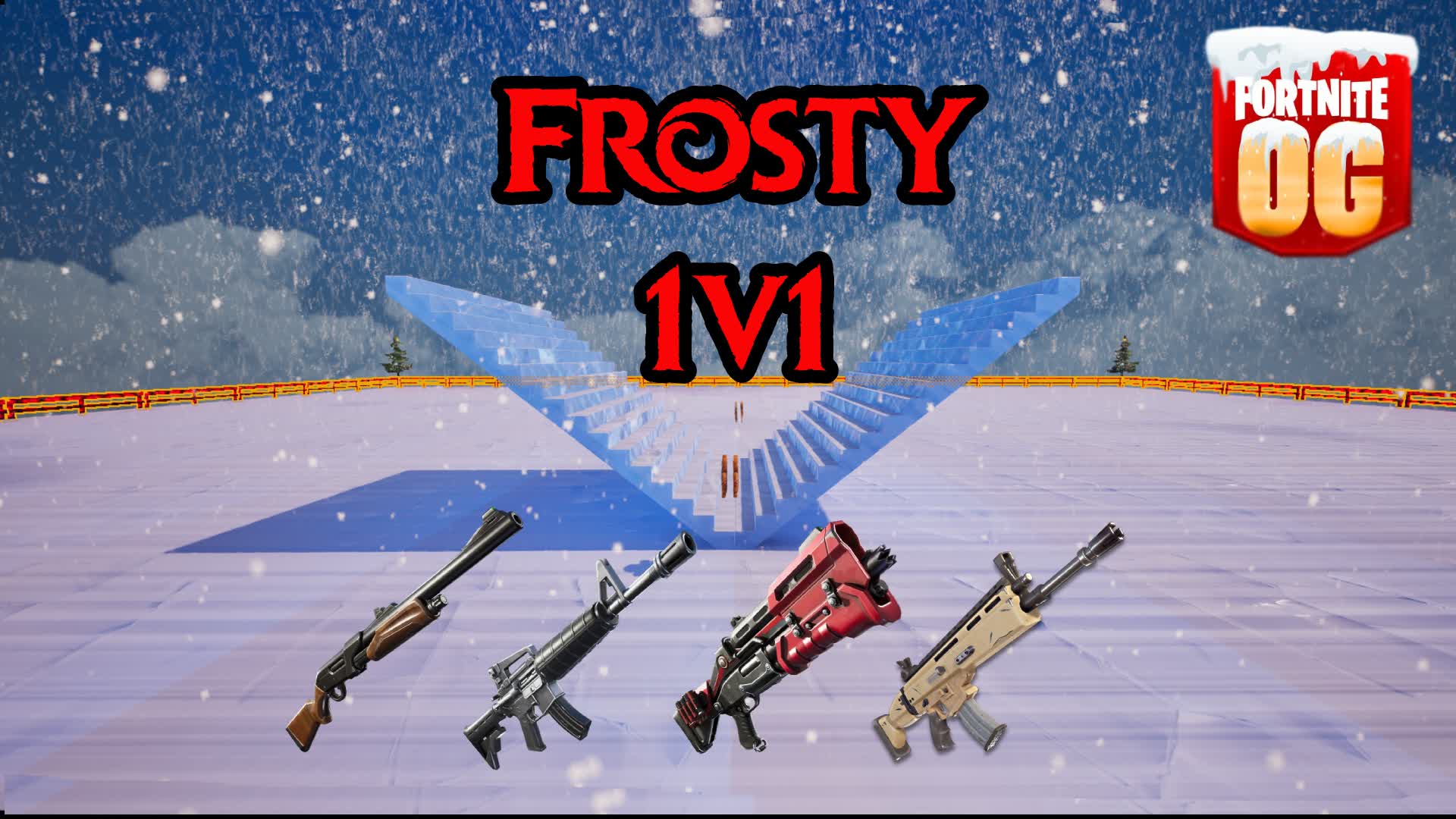 frosty 1v1 build fight 🥶
