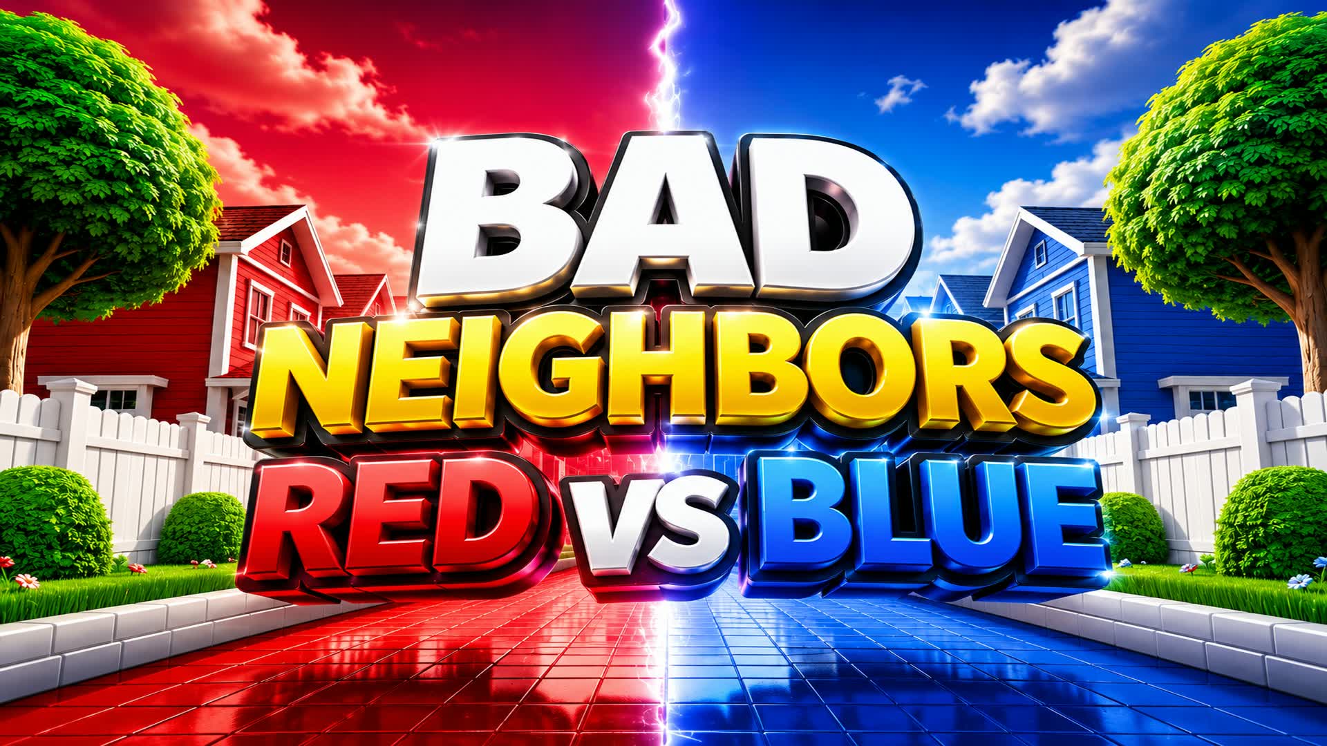 BAD NEIGHBORS RED VS BLUE 🔴🔵