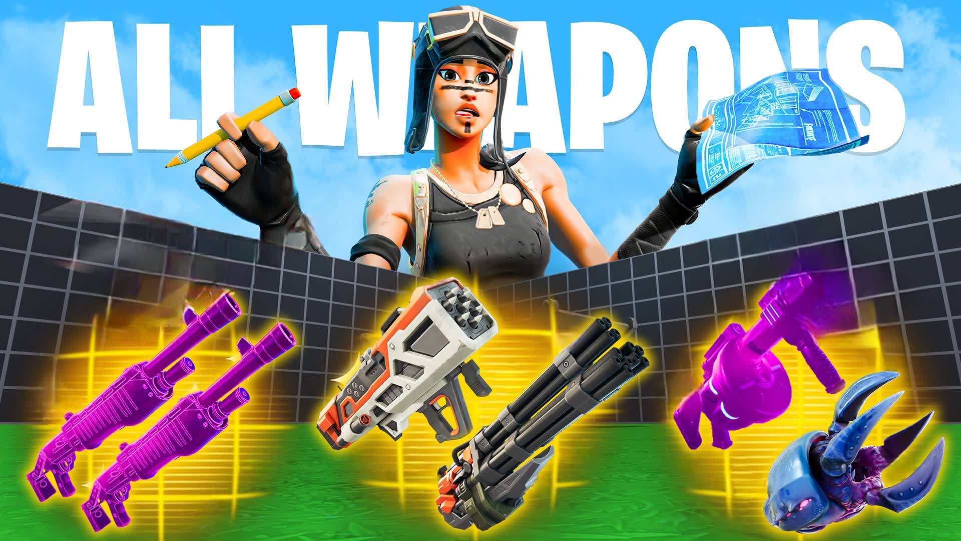 ALL WEAPONS & CARS 1V1 2108-9323-8168🎯