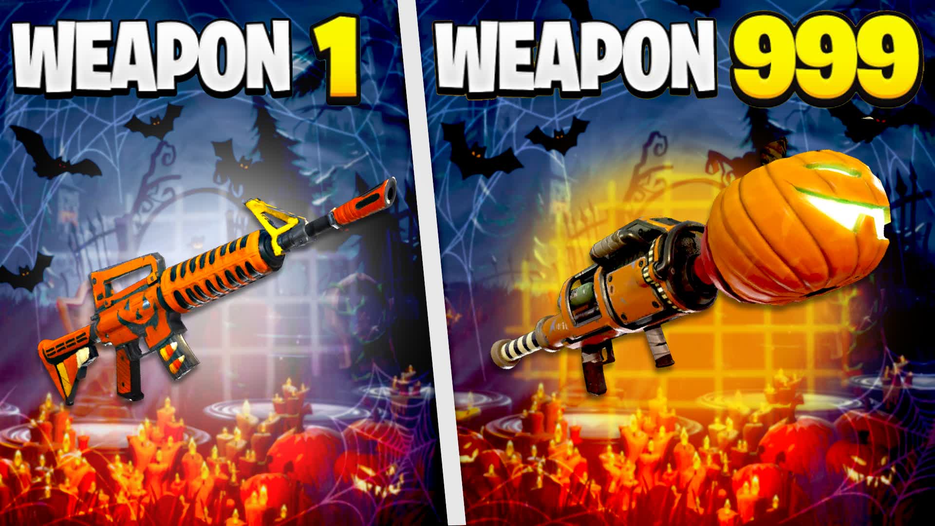 SPOOKY GUN GAME🎃 ONE SHOT🎯 HALLOWEEN!