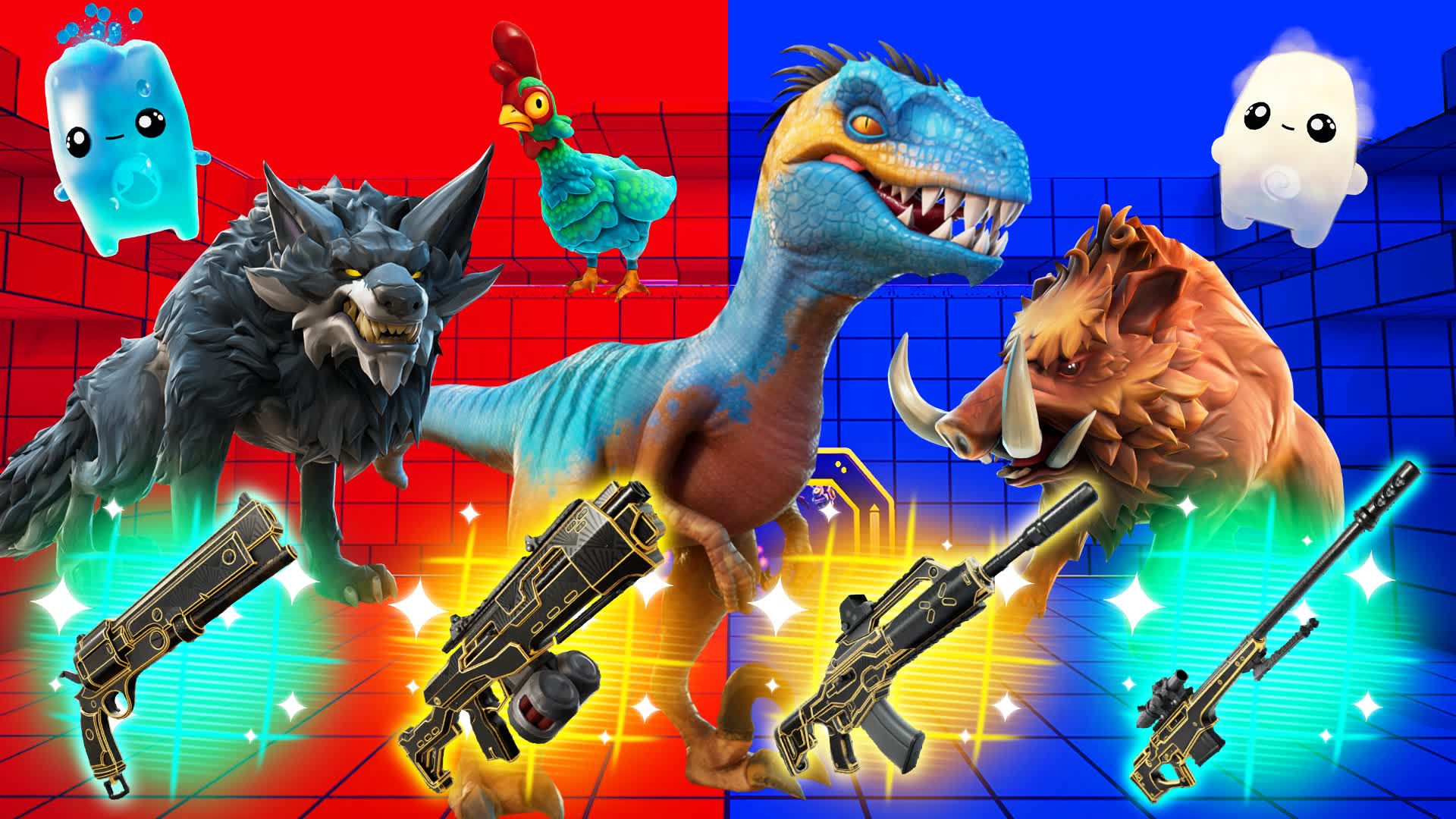 WILDLIFE RED VS BLUE