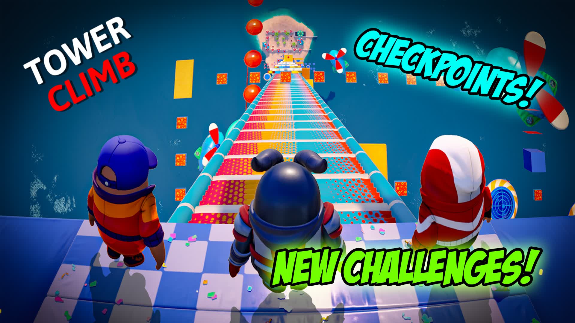 FALL GUYS - TOWER PARKOUR 👑