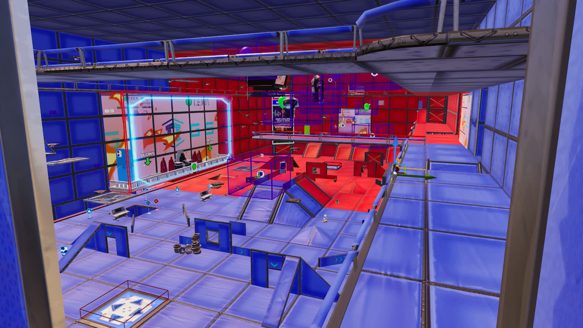 RED vs BLUE SMALL MAP ZeroBuild TD