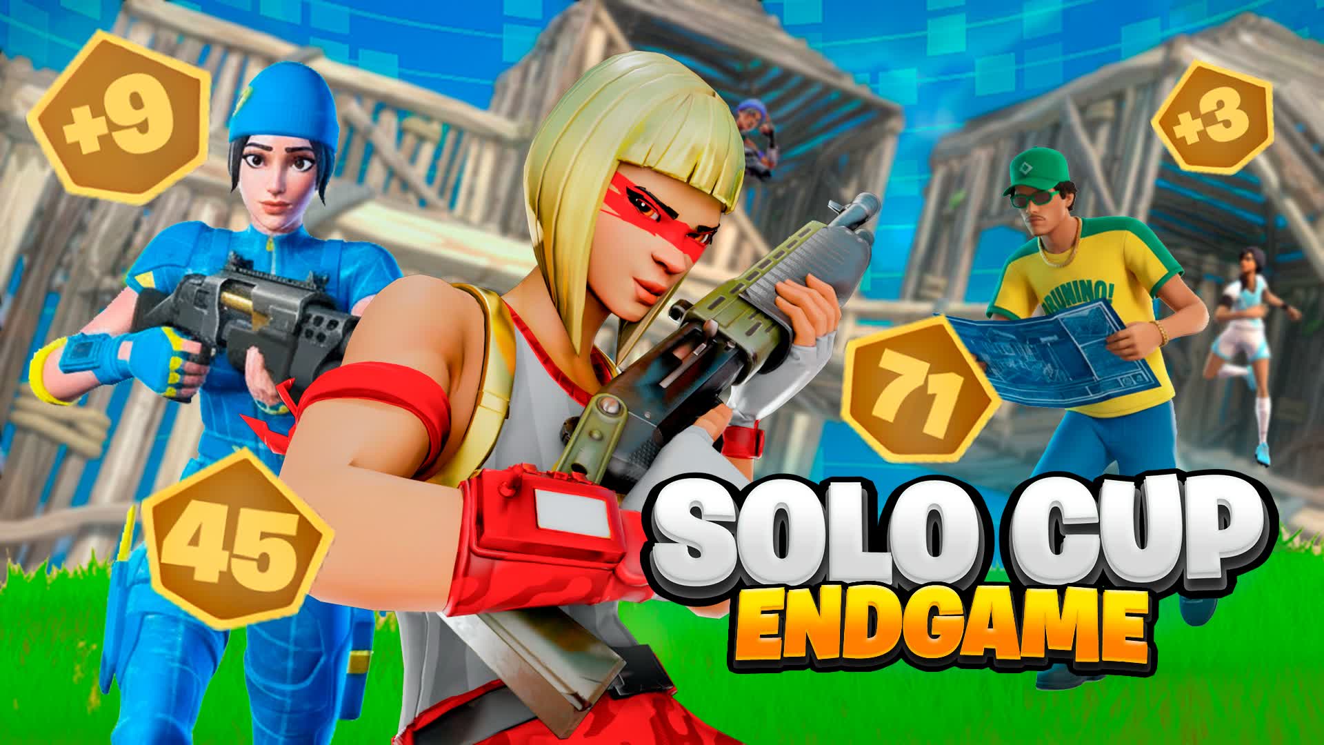 Only PRO SOLO CUP ZONE WARS [ENDGAME]