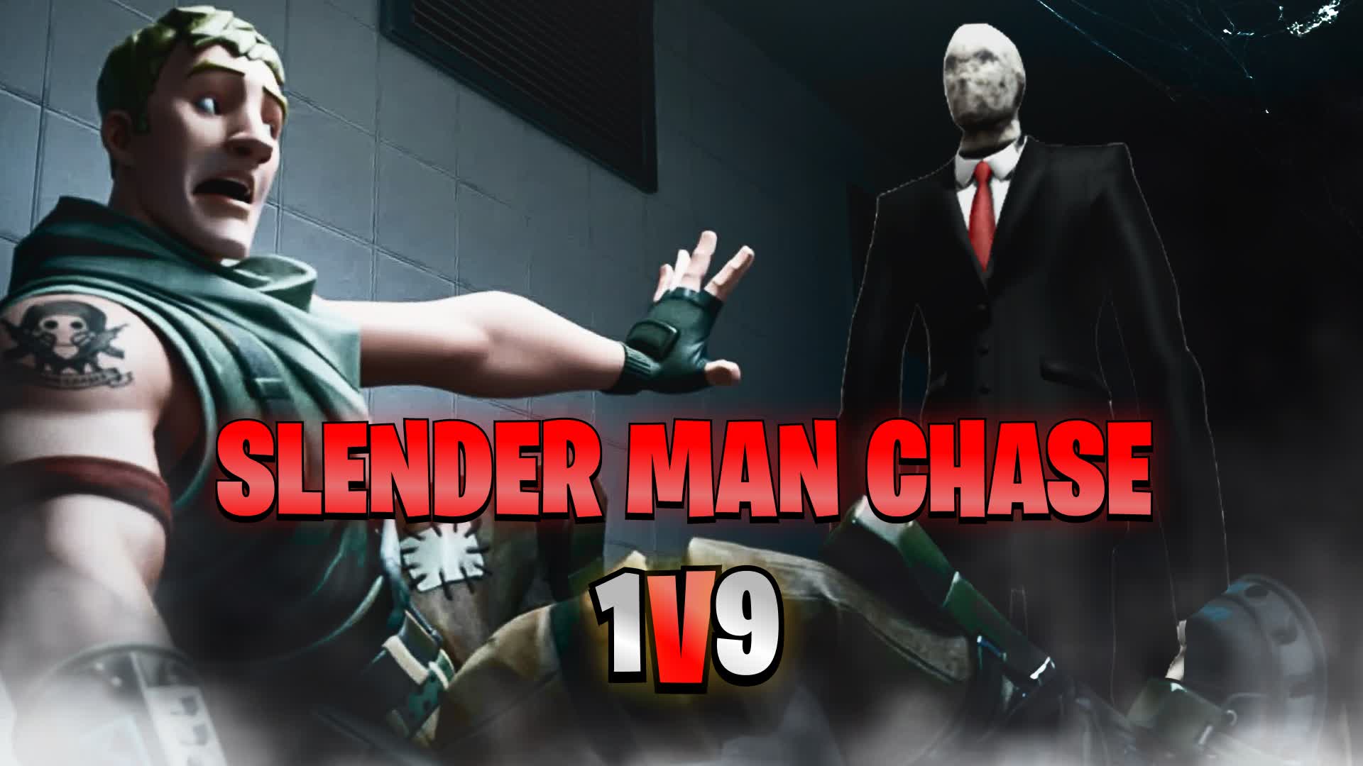 🔑🏃 1v9 SLENDER MAN'S CHASE