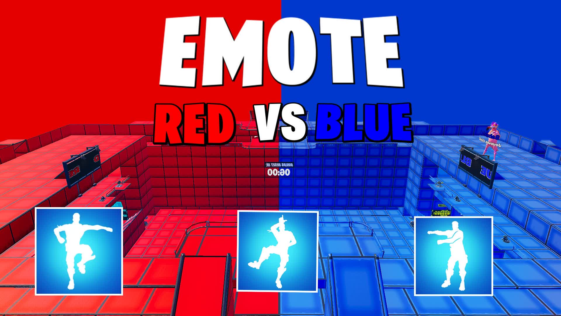 EMOTE RED VS BLUE 🔴🔵
