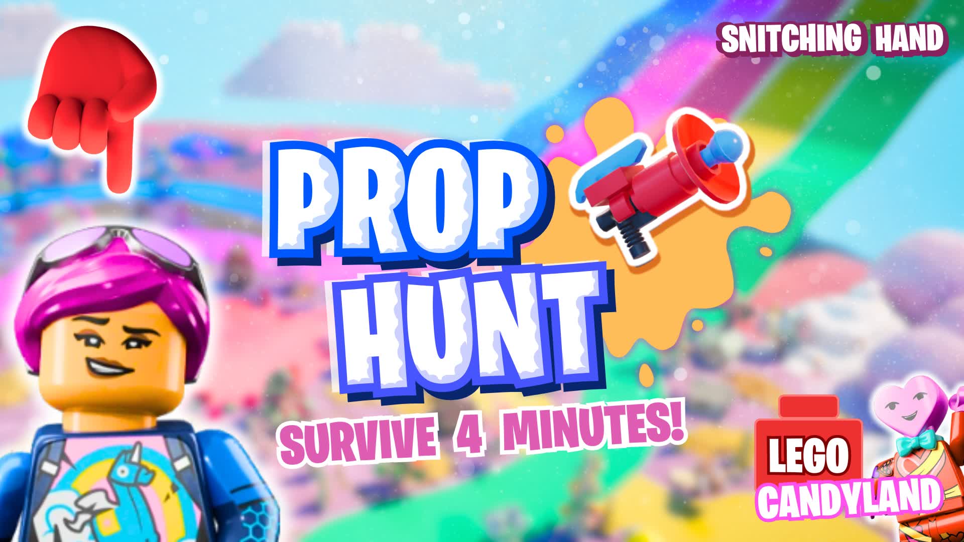 DEDO DURO 🧱🔫 PROP HUNT SNITCHING HAND