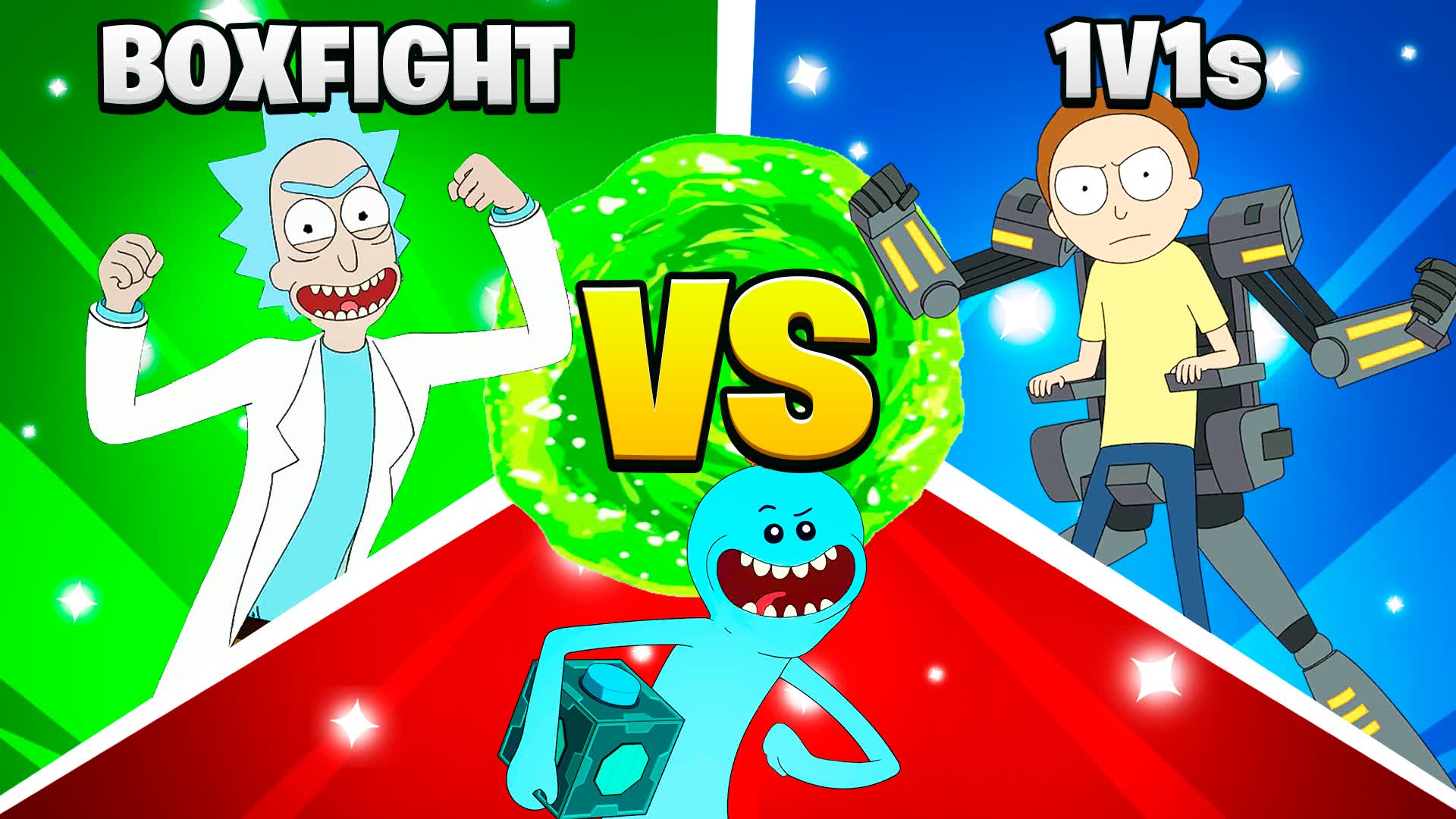 RICK VS MORT VS MESEEKS🌀