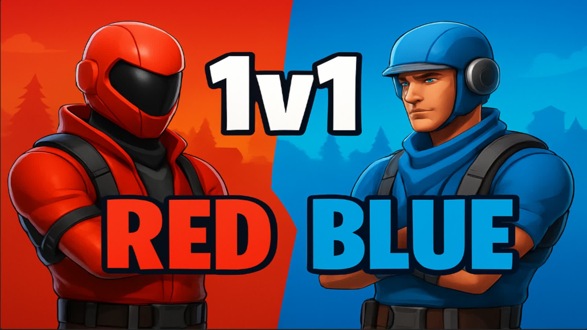⭐1V1 RED VS BLUE⭐ PRO