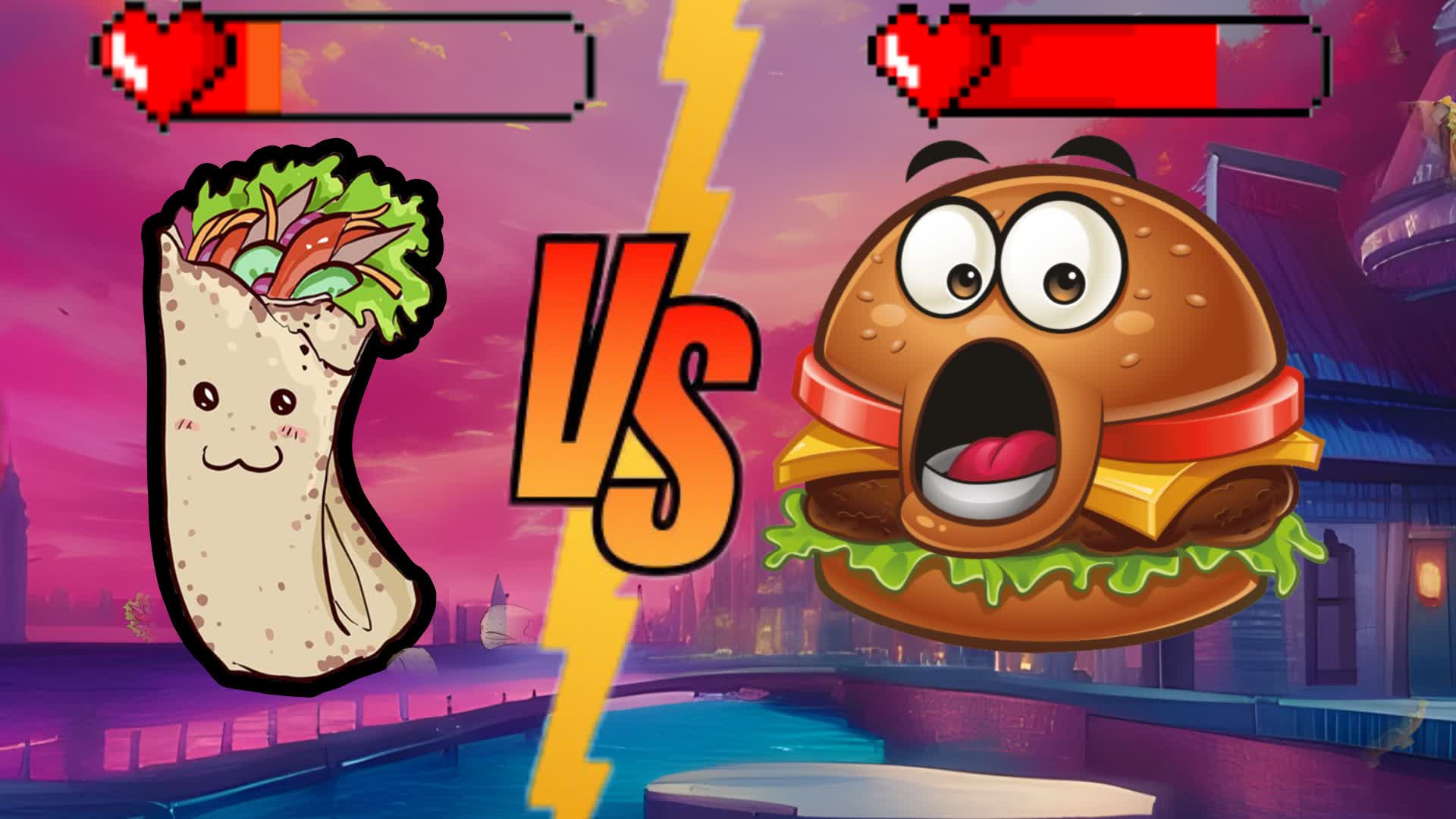 🍔Burger VS🌯 shawarma