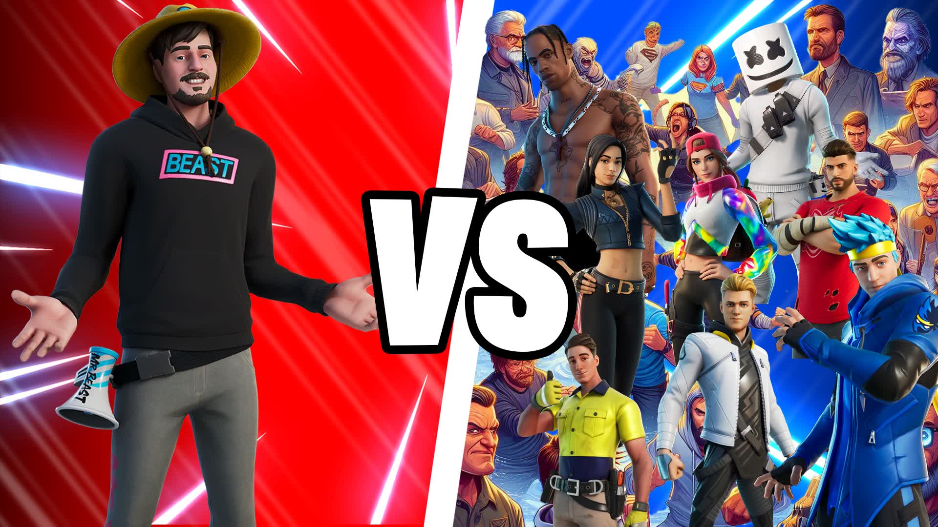 🎥YouTubers vs MrBeast🔥