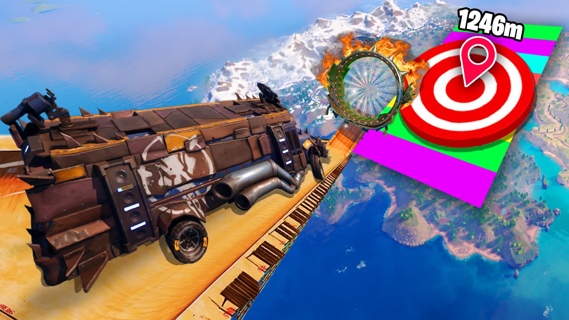 NiTRO CAR RAMP JUMP  - ALL WEAPONS🎯