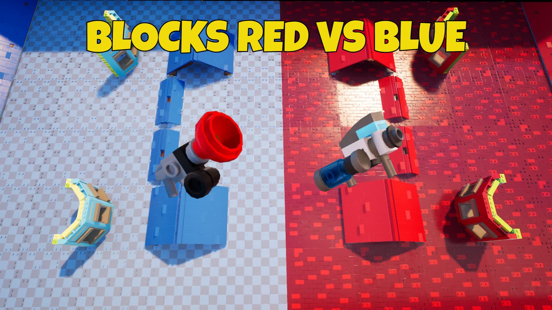 MINI BLOCKS RED VS BLUE🔴🔵