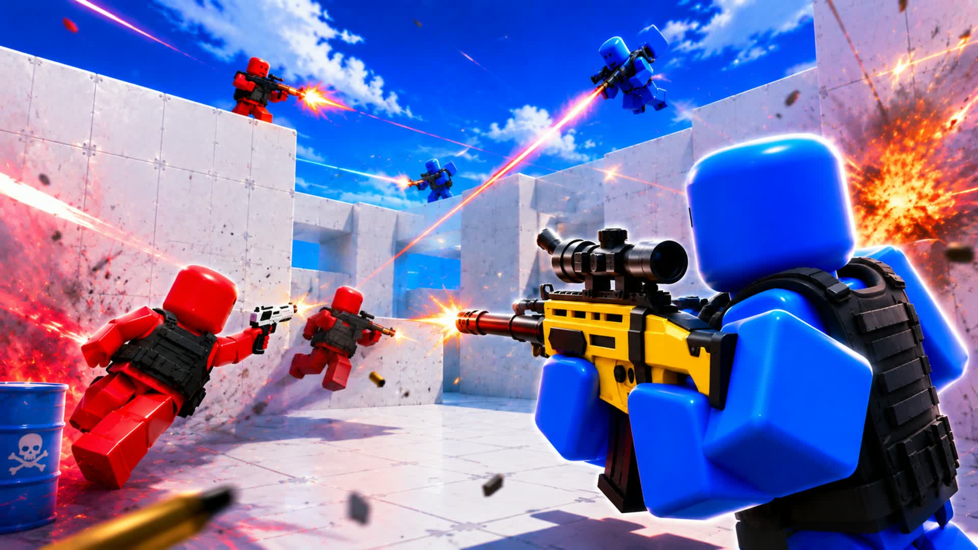 MEGA RVB RED VS BLUE🔵🔴