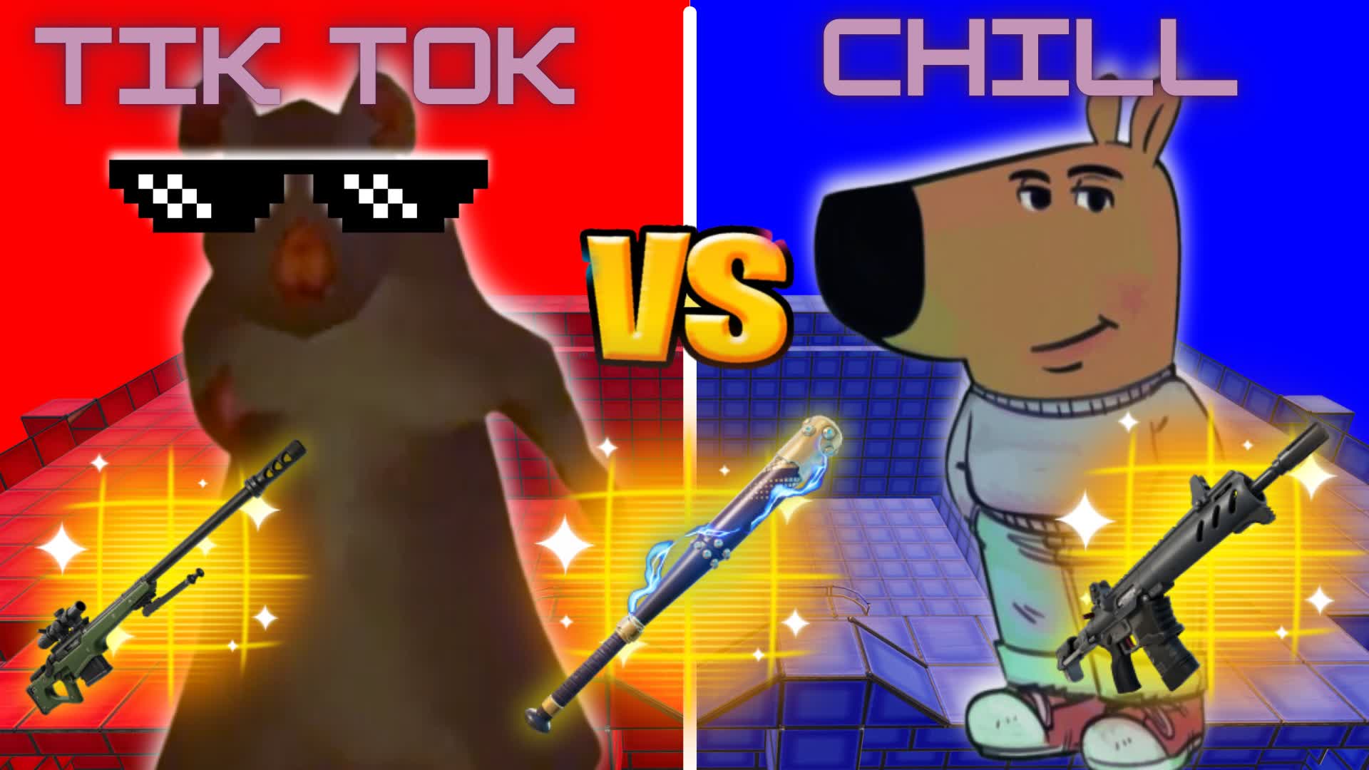 TIKTOK CHILL RED VS BLUE🔴🔵