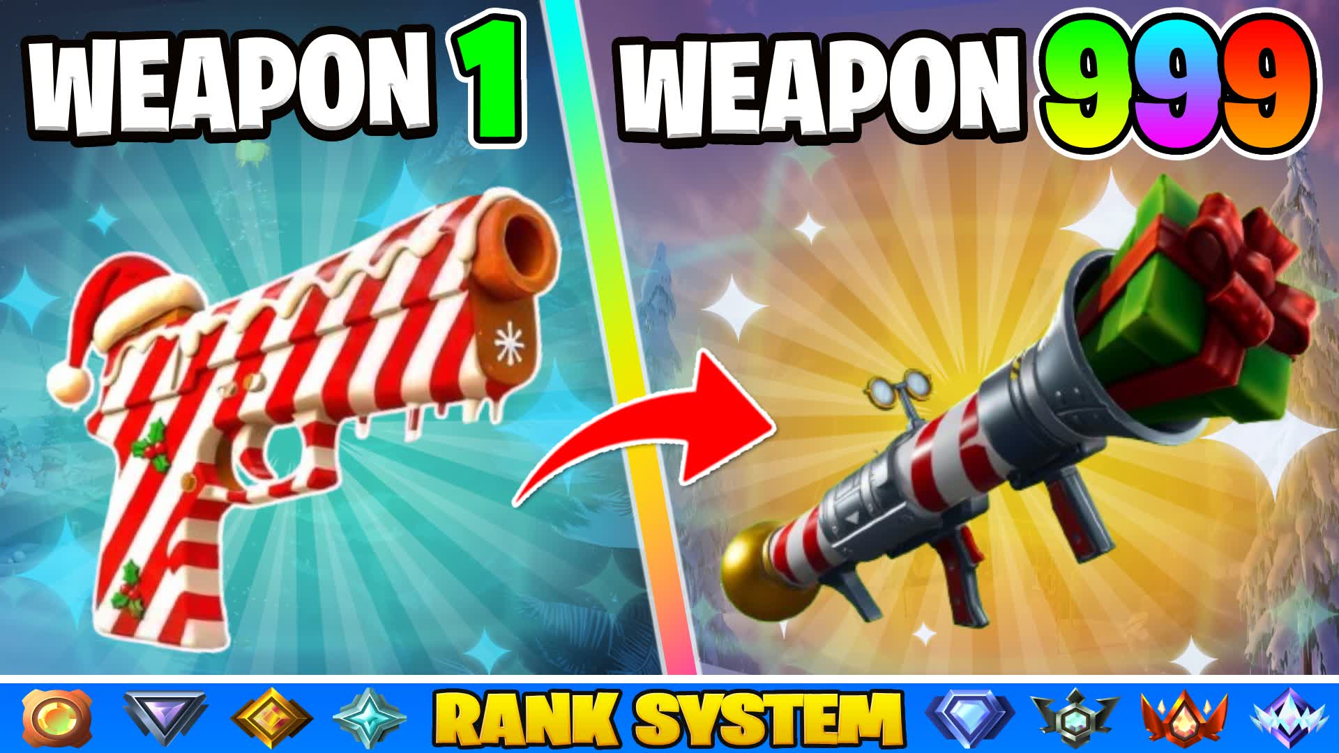 ❄️WINTER ISLAND GUN GAME🔫 ONE SHOT🎯
