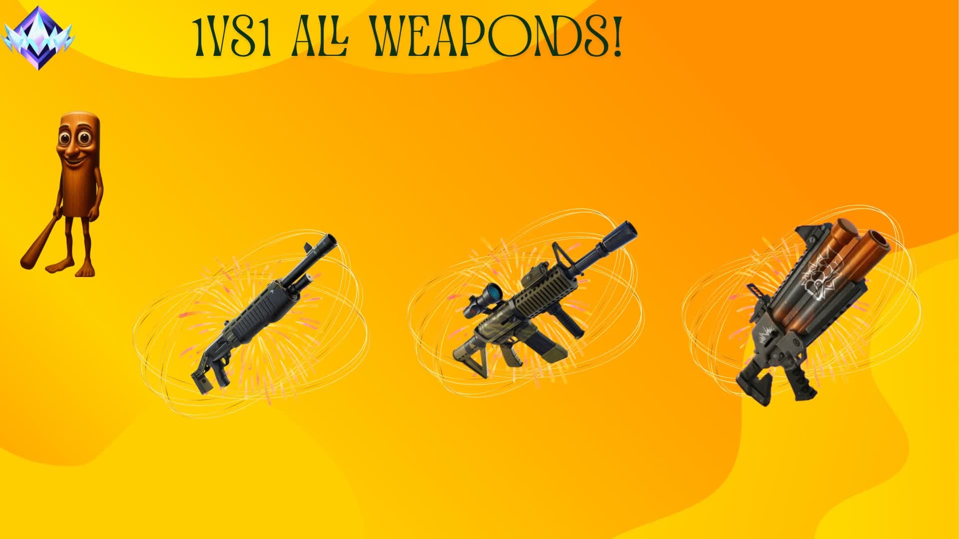 1vs1 All weaponds!🔫 parkour 💫 and more