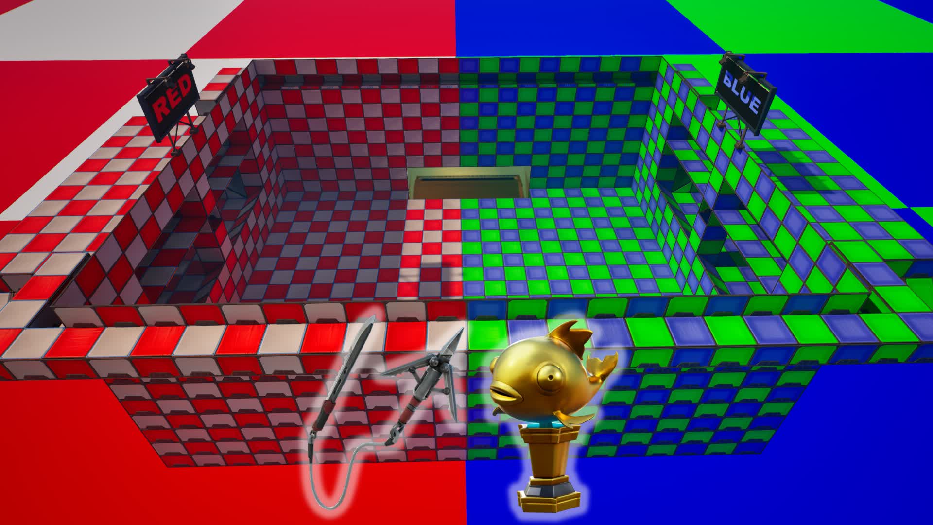 💯CHECKERED🥶RED VS BLUE