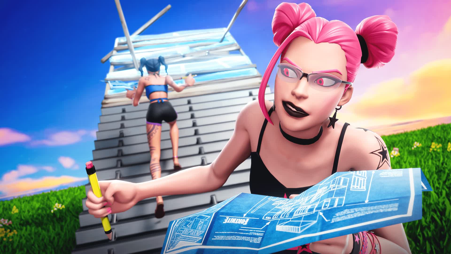 1V1 Build Fights +MUSIC 🎶