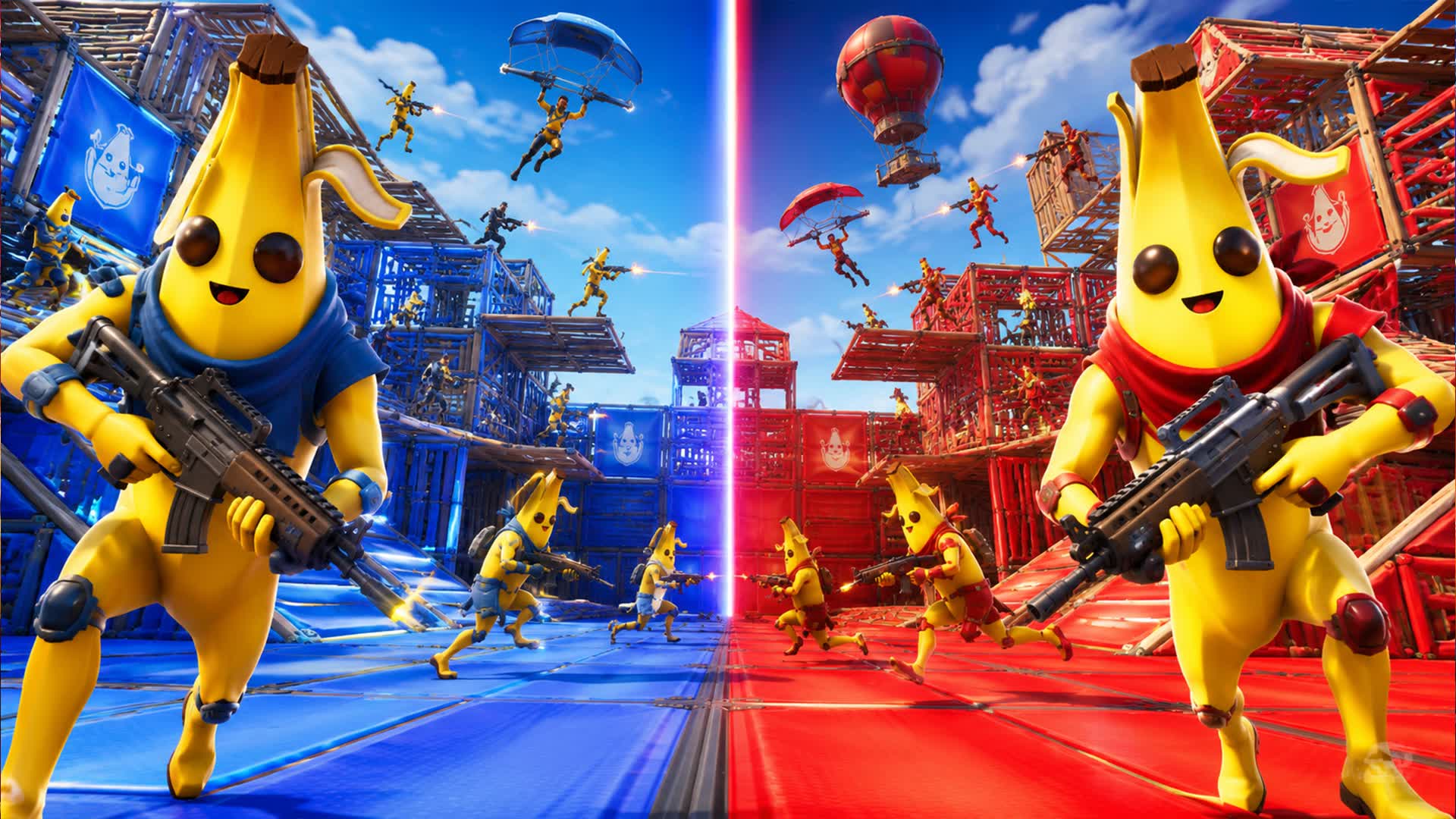 Extreme Red vs blue 🍌