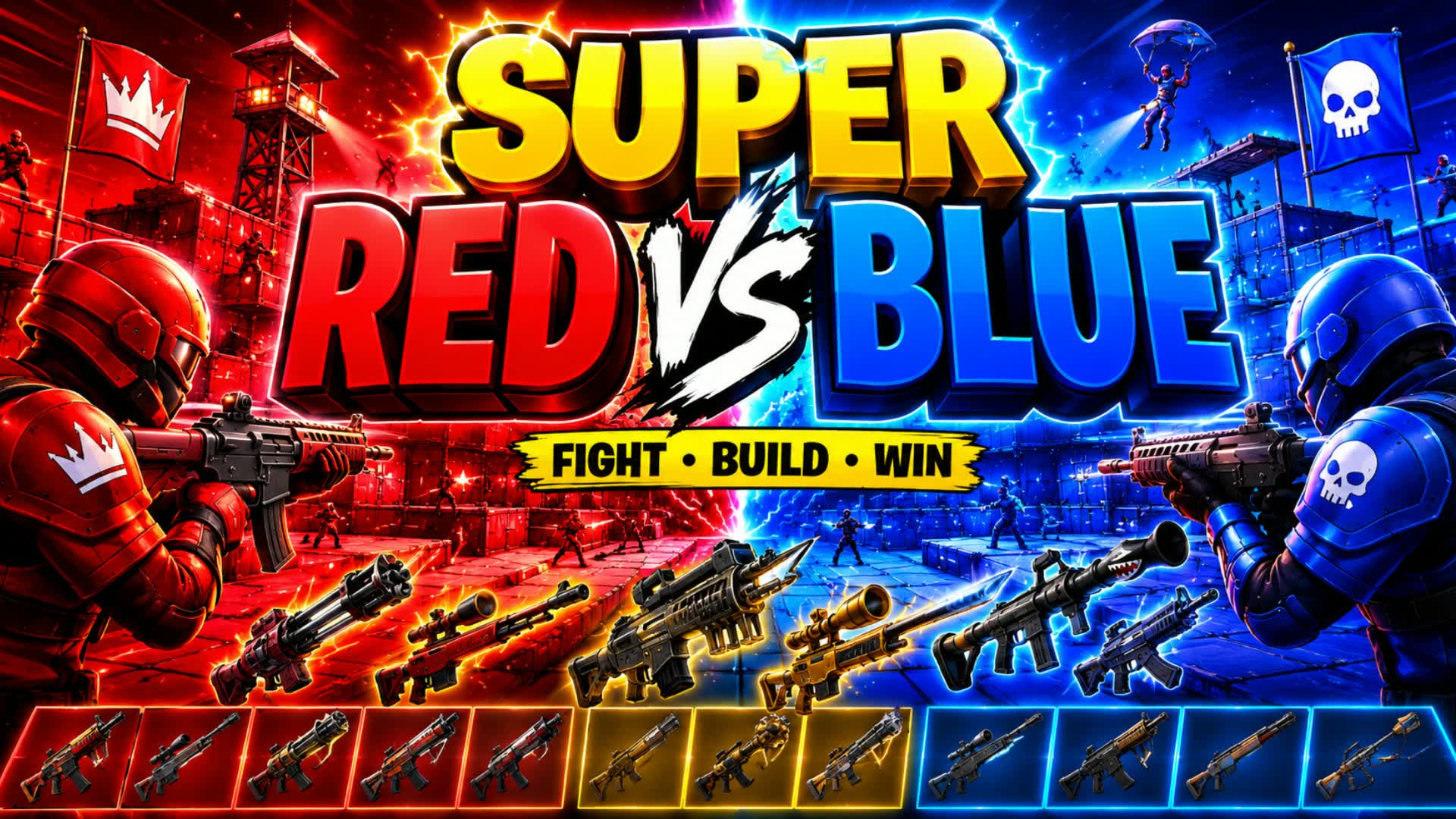 Super Rojo vs Azul