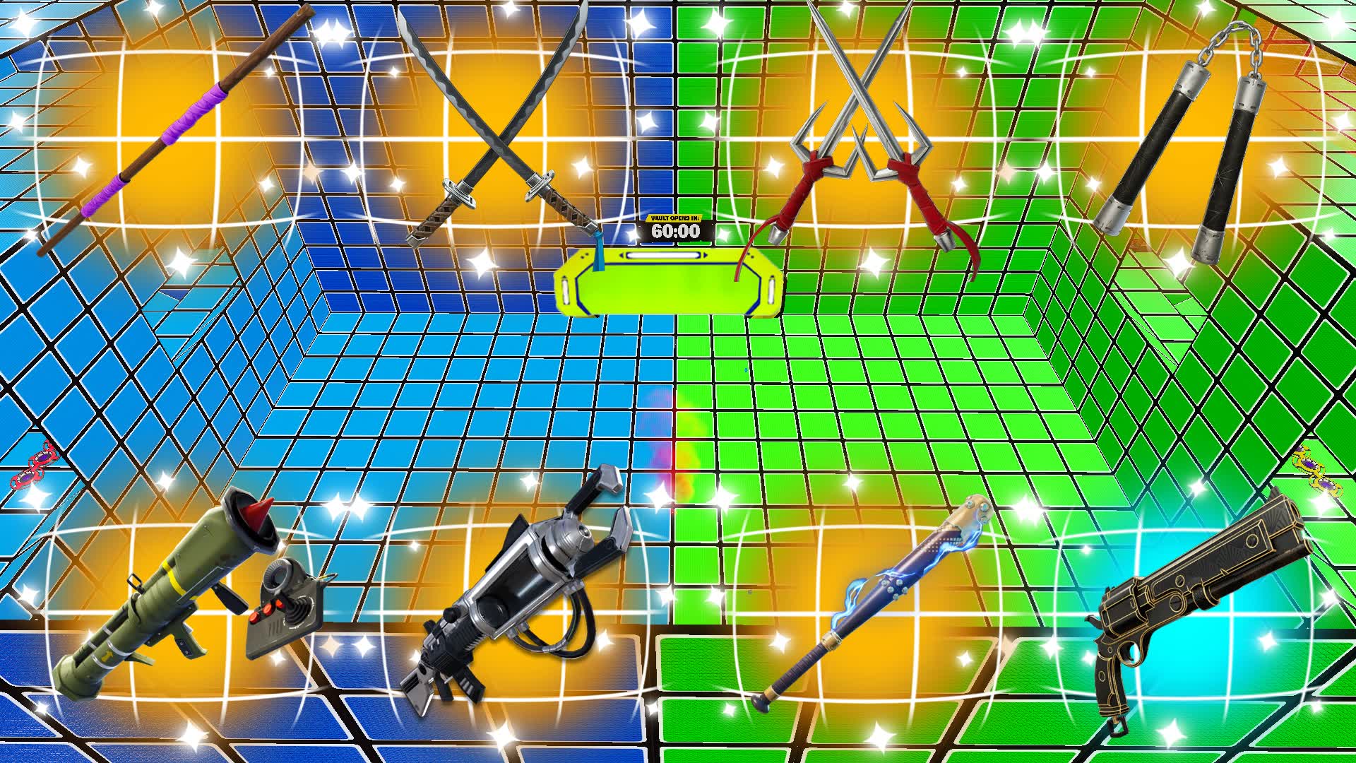 CRAZY GREEN VS BLUE🟢🔵