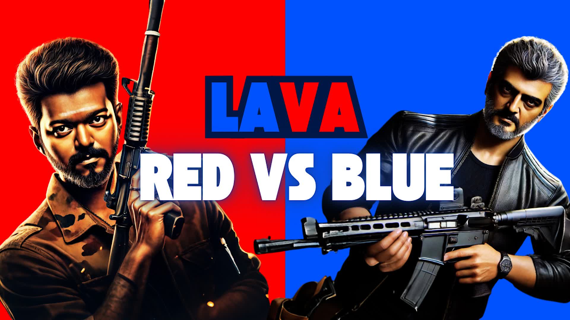 LAVA RED VS BLUE