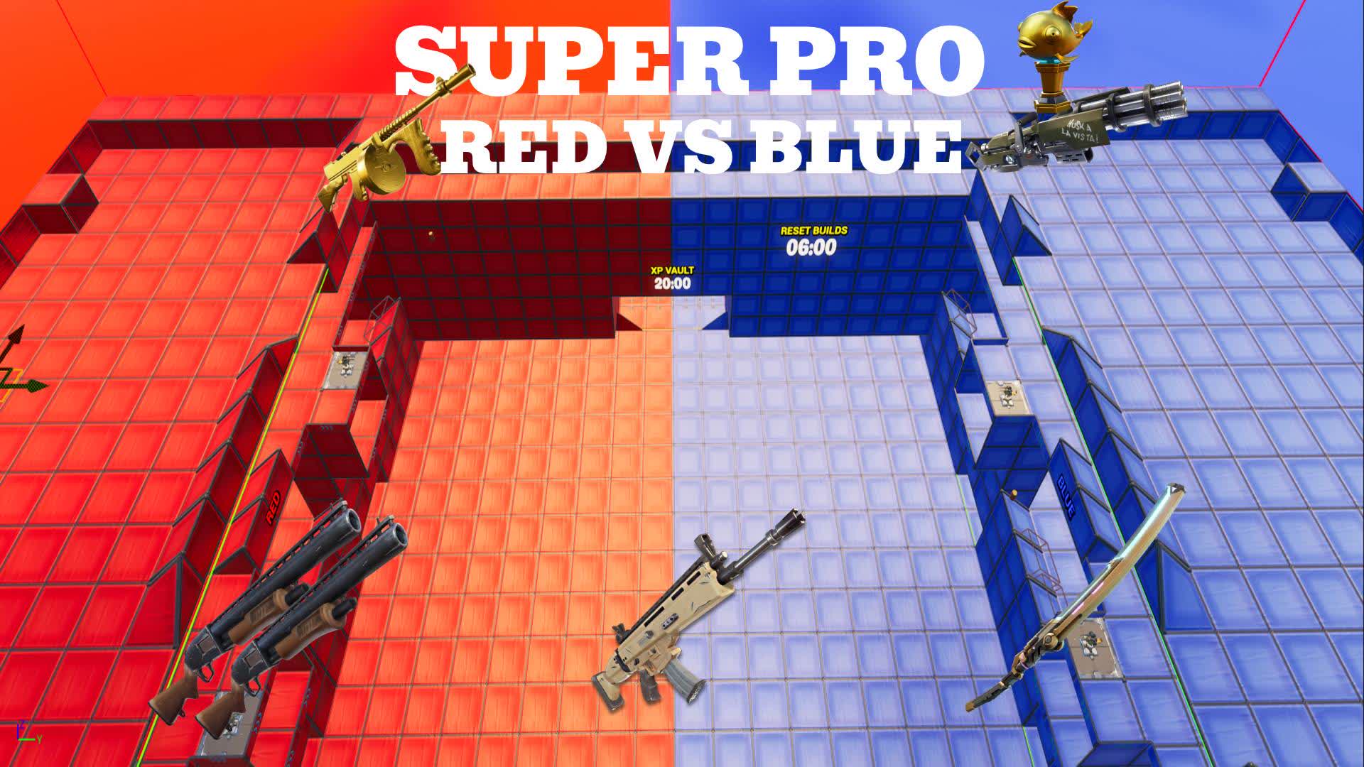 SUPER PRO RED VS BLUE