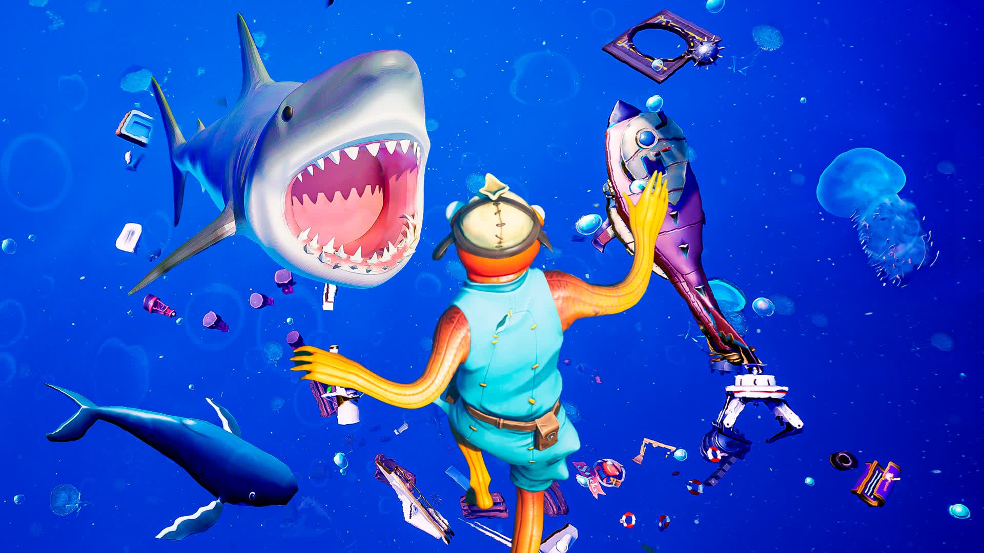 EASY 50 LEVELS DEATHRUN UNDERWATER 🌊