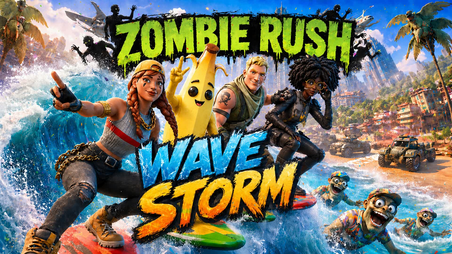 ZOMBIE RUSH - WAVE STORM 🧟🧟‍♀️🧟‍♂️ 🌊