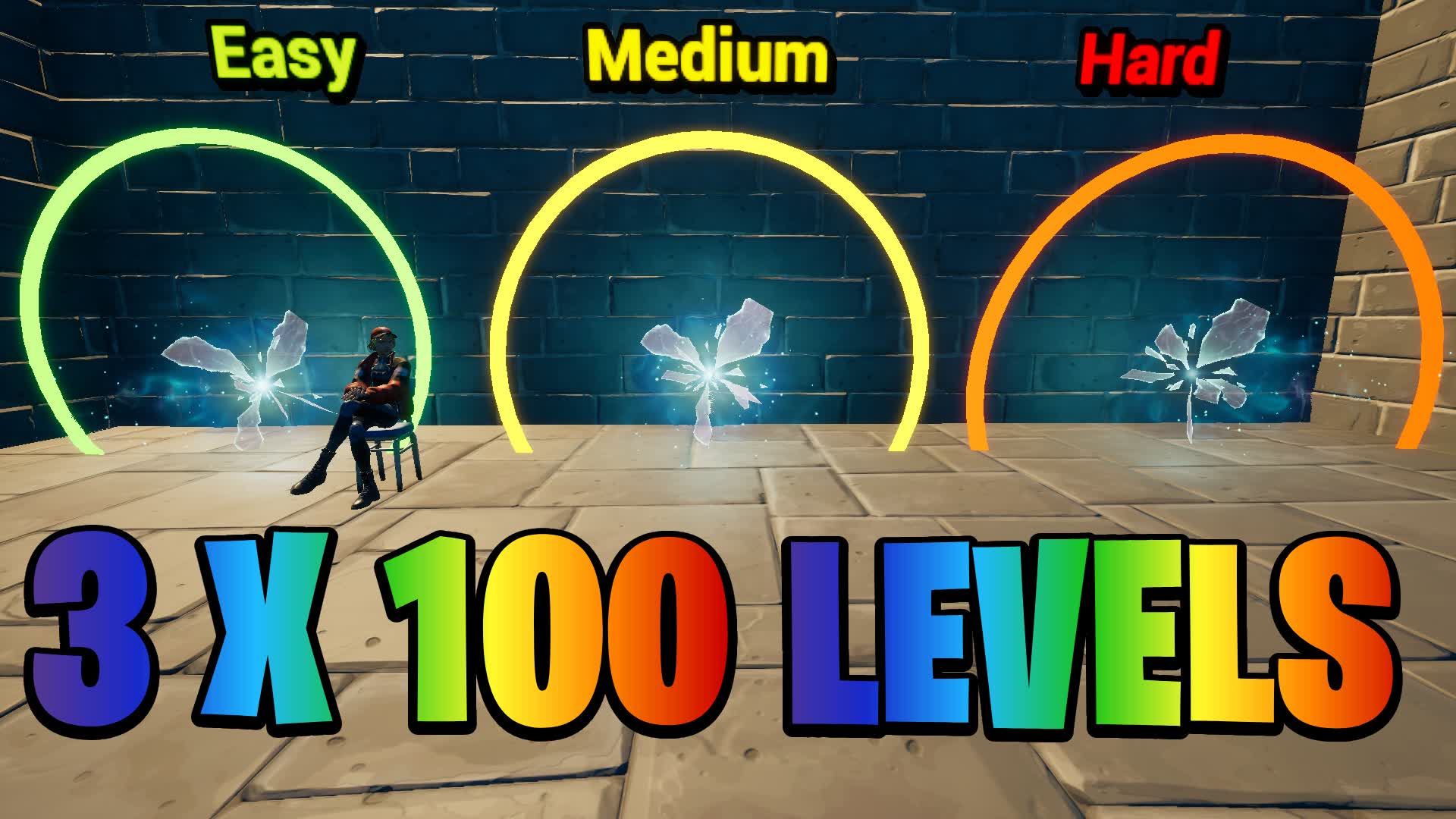 ⭐3 X 100 DEFAULT PARKOUR⭐