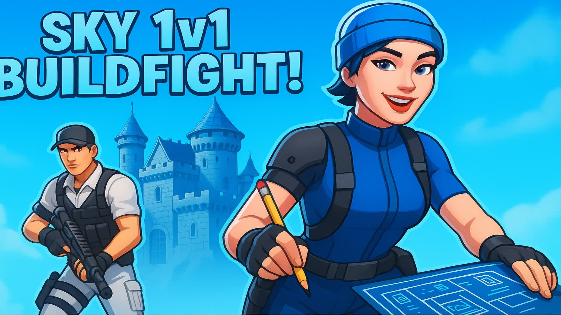 Sky 1v1 Buildfight 🌌🔥