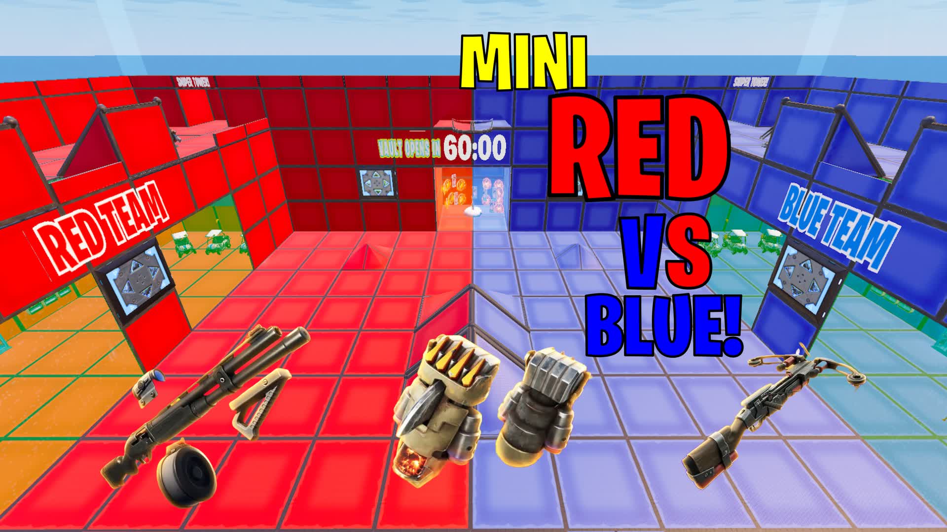 MINI RED VS BLUE 🔴🔵