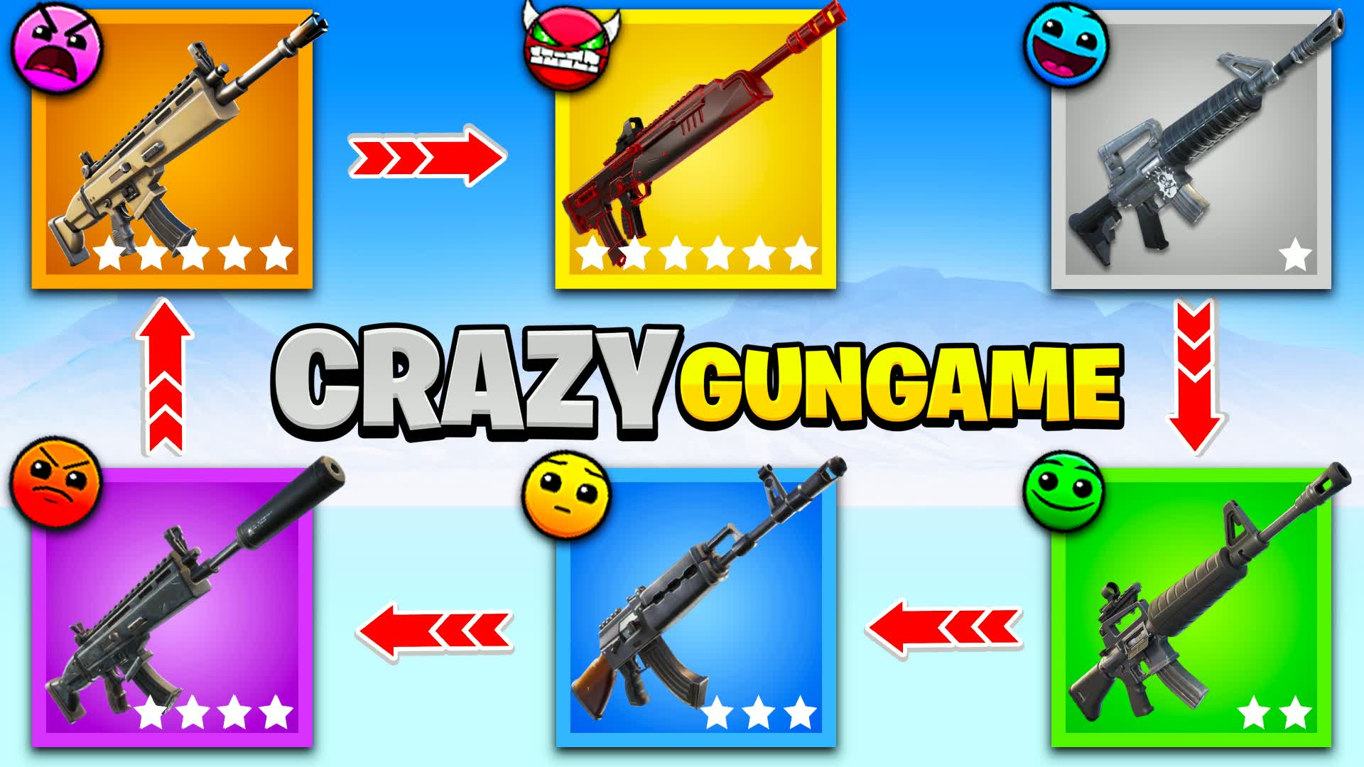 CRAZY GUN GAME🔥🔥🤪