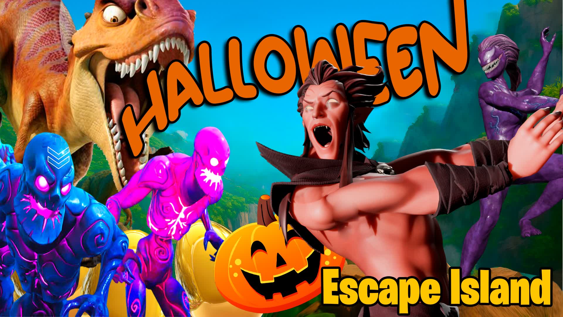 Halloween Island Escape🐉🦖🎃