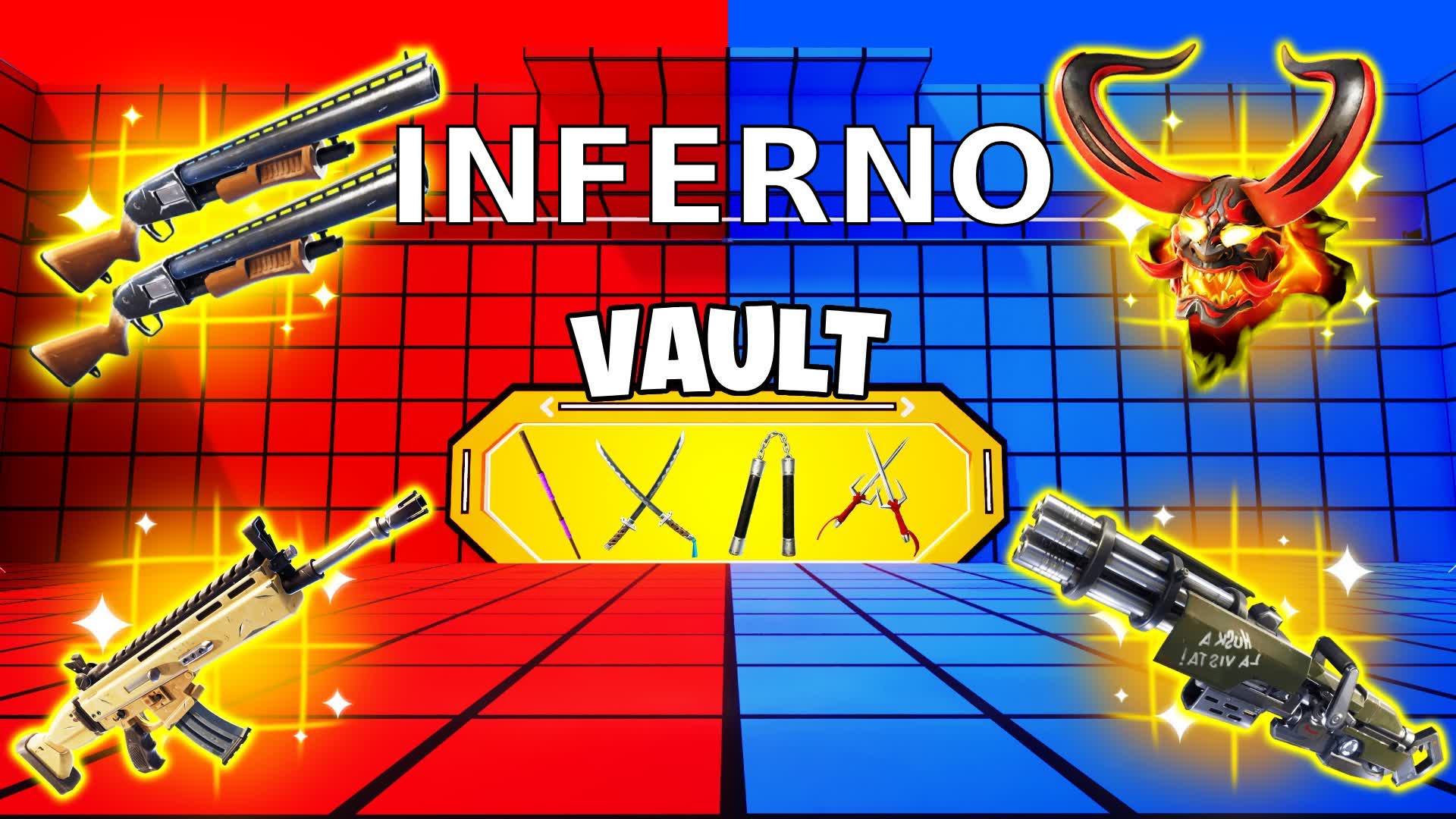 🔴🔵RED VS BLUE INFERNO🔴🔵