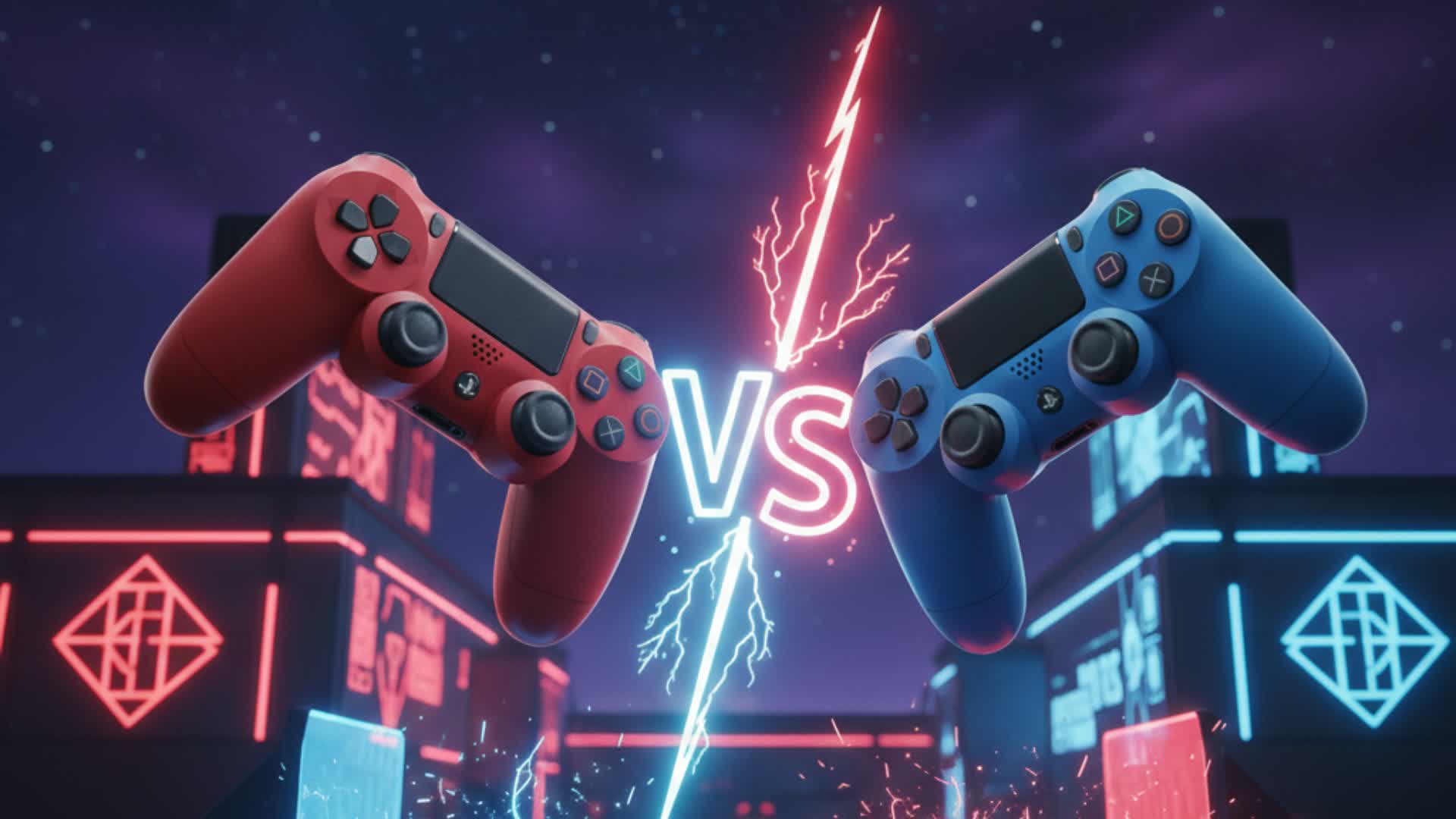 NEON RED VS BLUE: POWER SLIDE ❄️