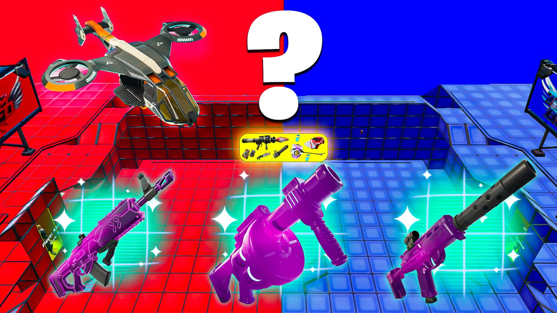 Question Mark RED VS BLUE