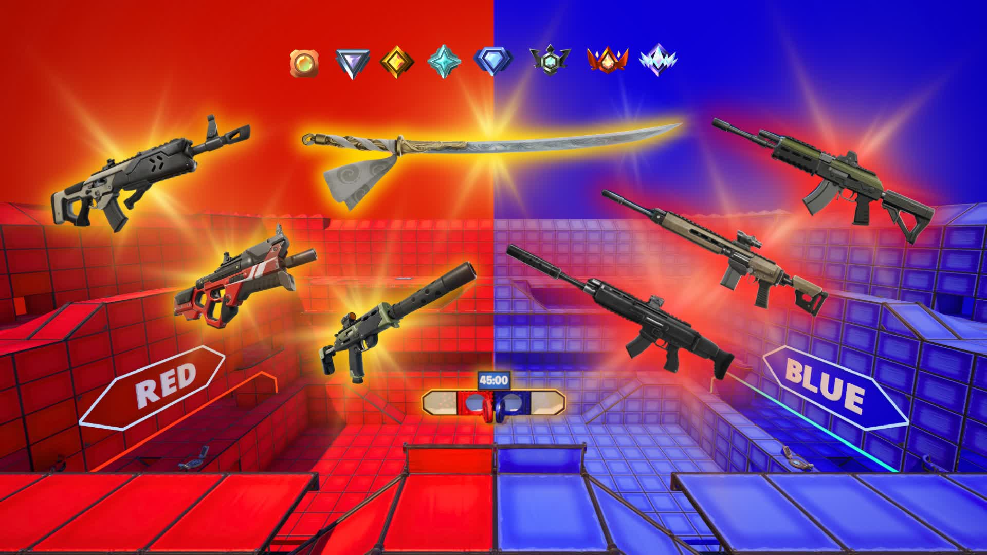 RED VS BLUE 🔴🔵 - ⭐ALL WEAPONS