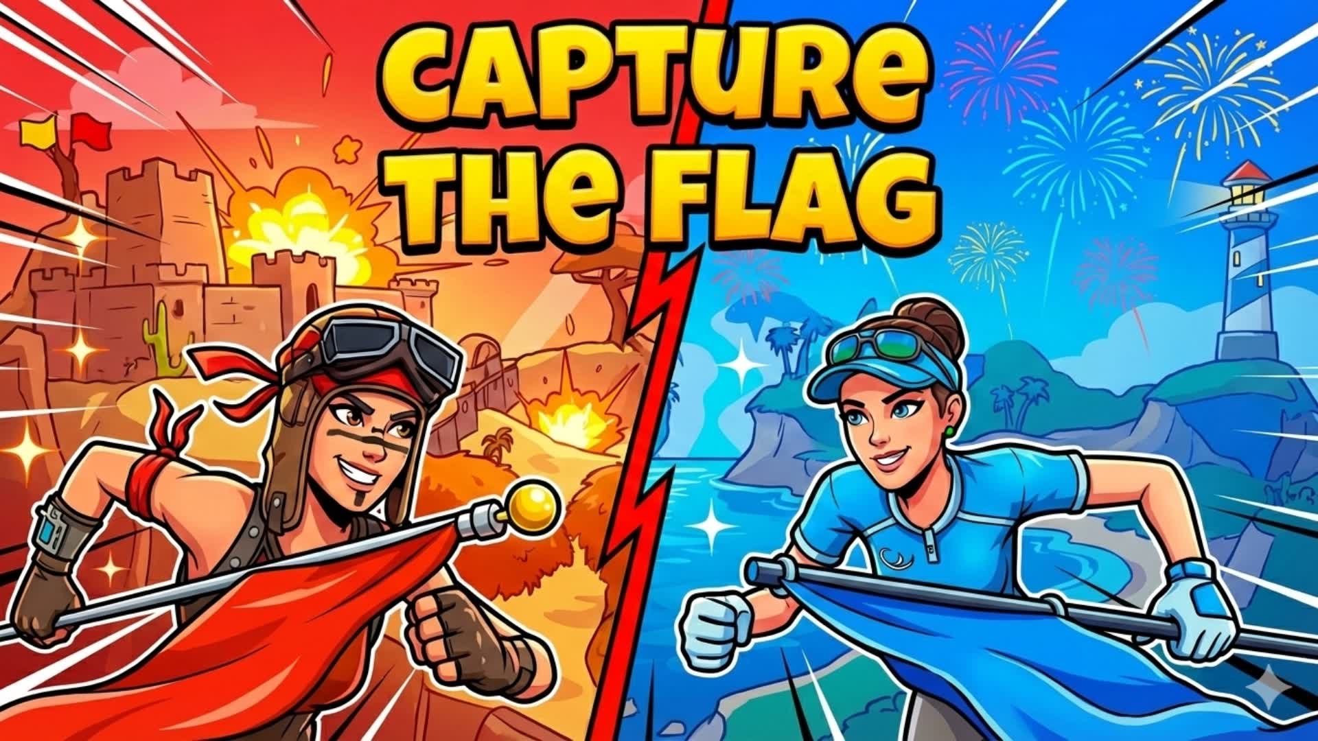 🔴🔵CAPTURE THE FLAG🚩BIG BATTLE🚩