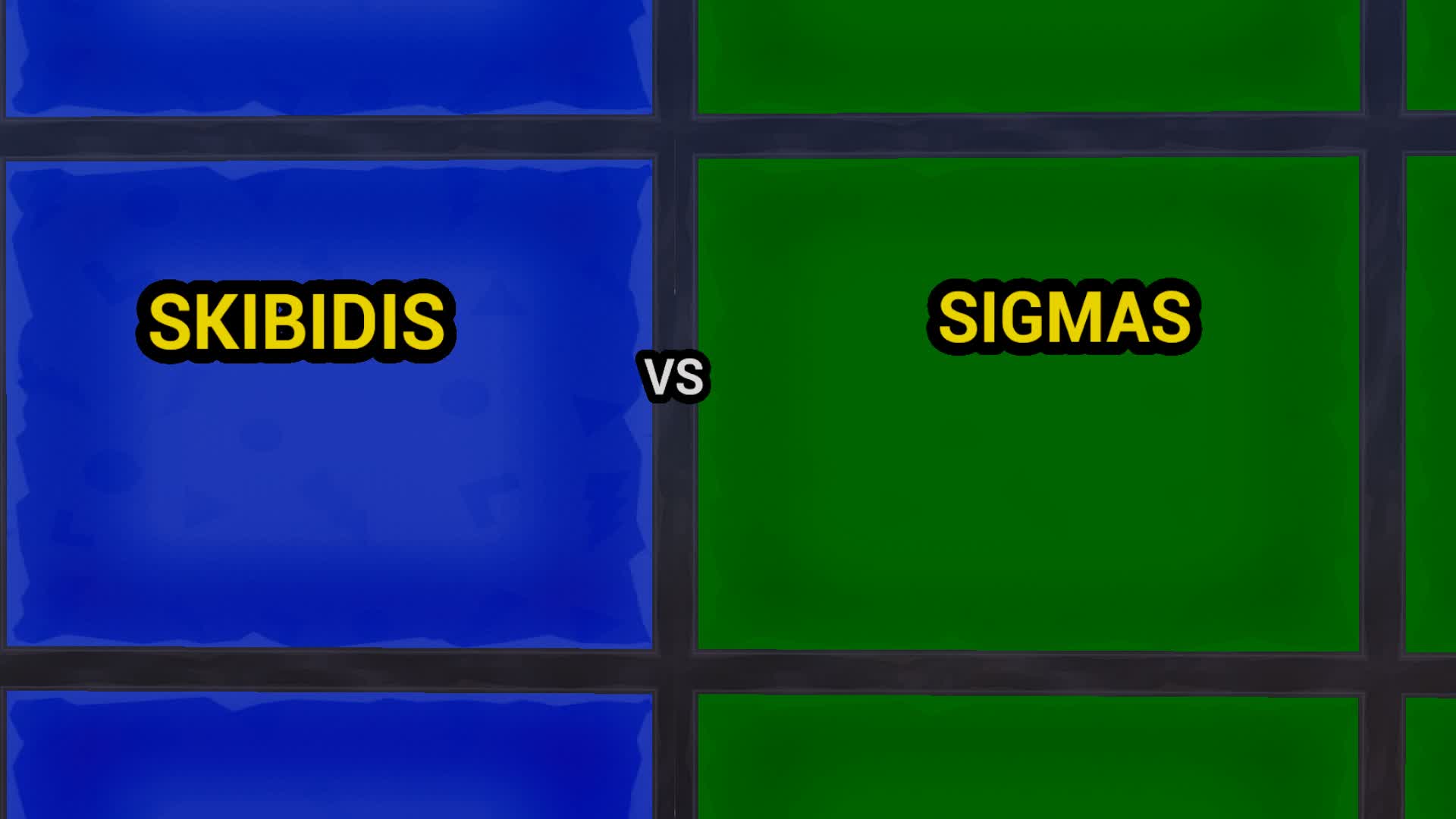 SKIBIDIS VS SIGMAS 💯  (BLUE VS GREEN)