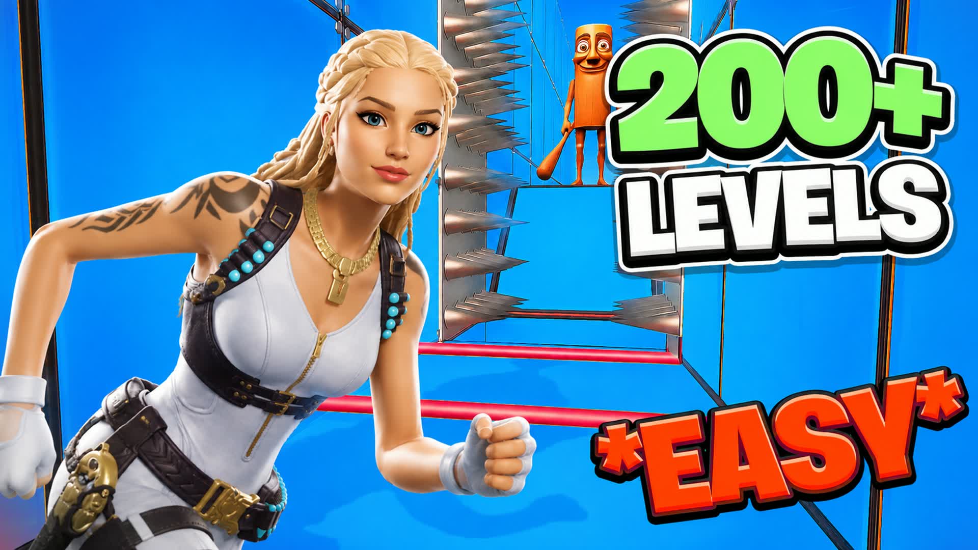 🔥 TIKTOKER PARKOUR 200+ EASY LEVELS