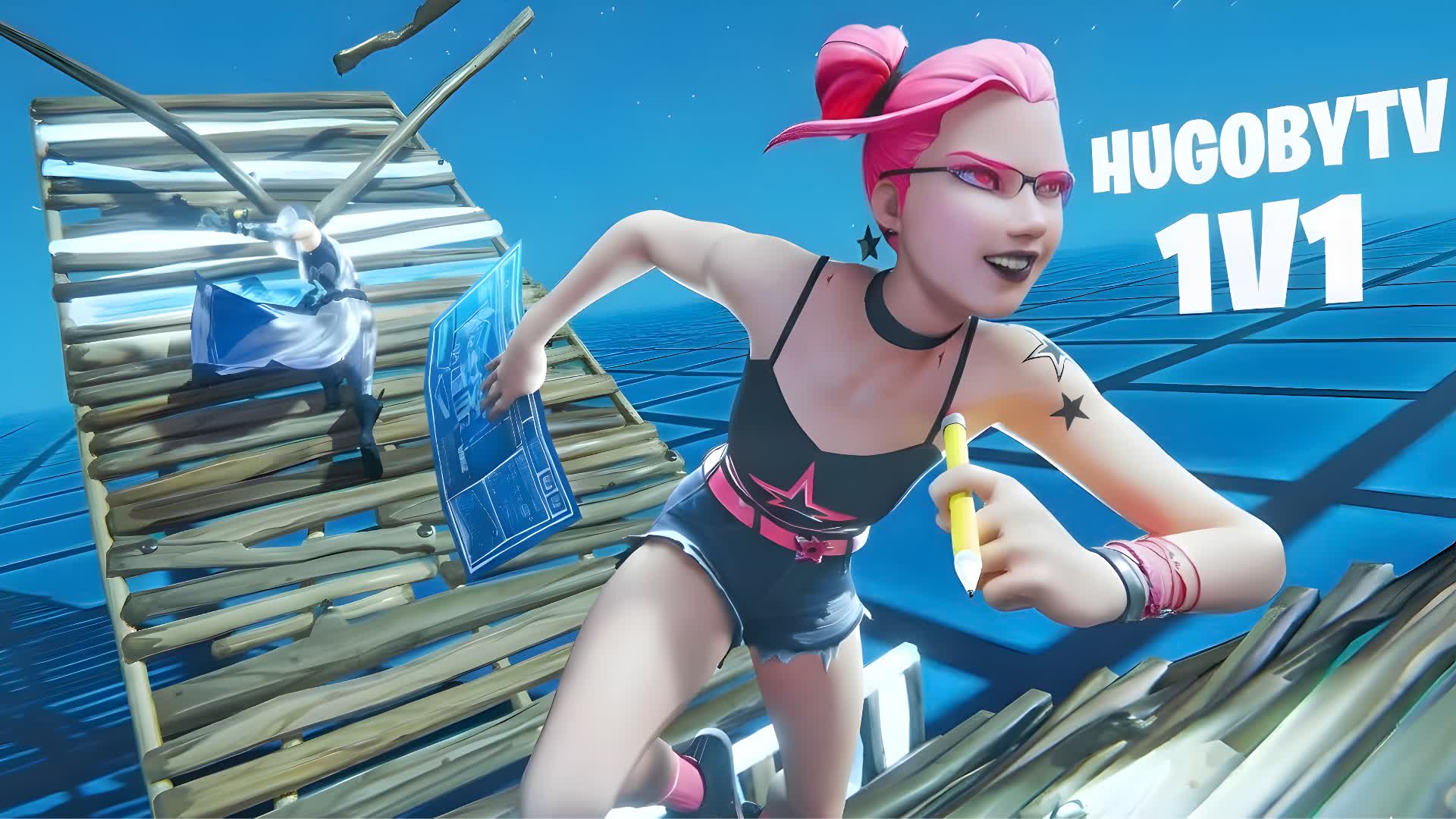 HUGOBYTV 1V1 BUILD FIGHTS (200 PUMPS)