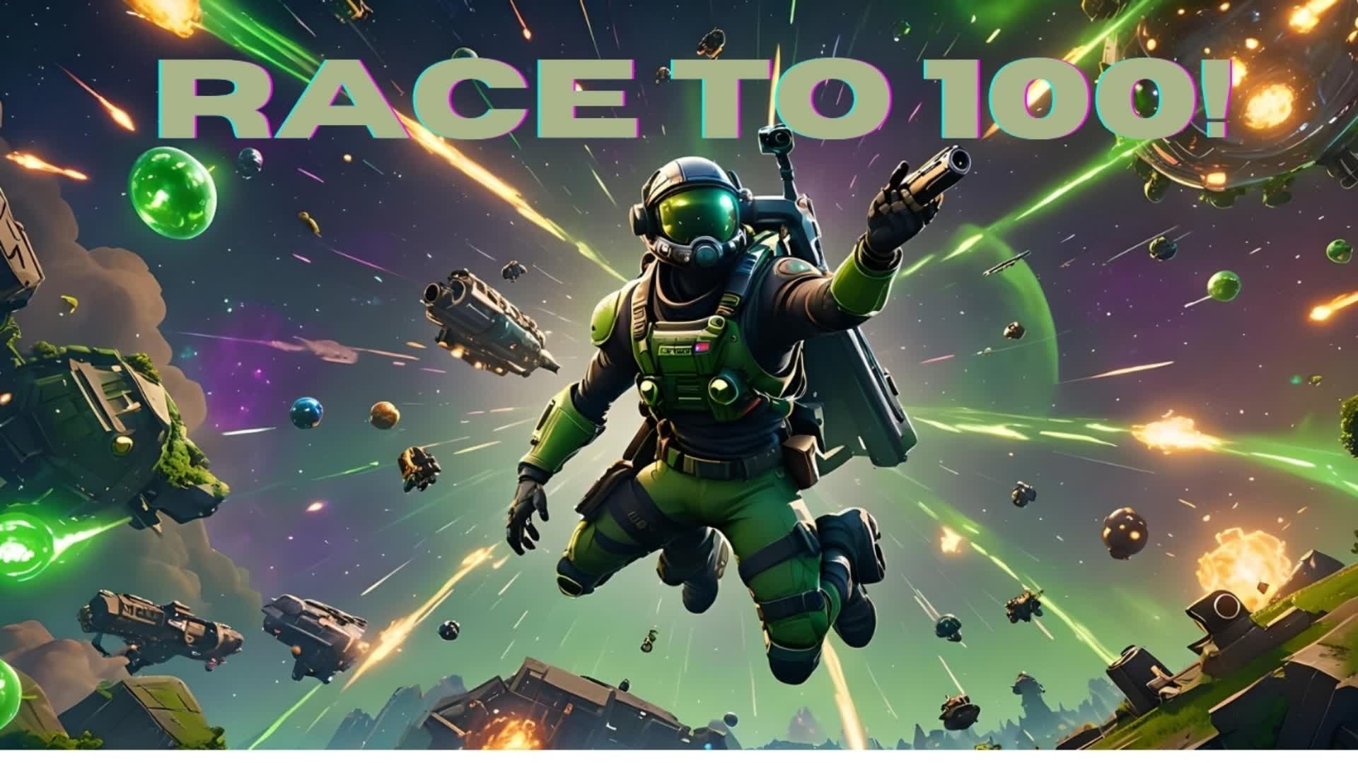 Free for all first to 100 eliminations