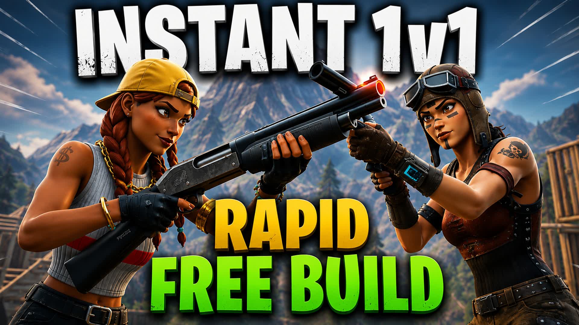 INSTANT 1v1 & RAPID FREE BUILD