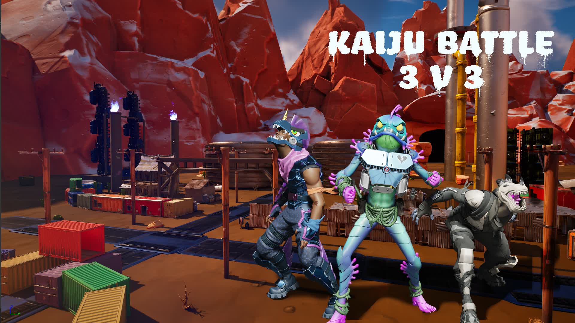Kaiju Wars! Oversized Fortnite!