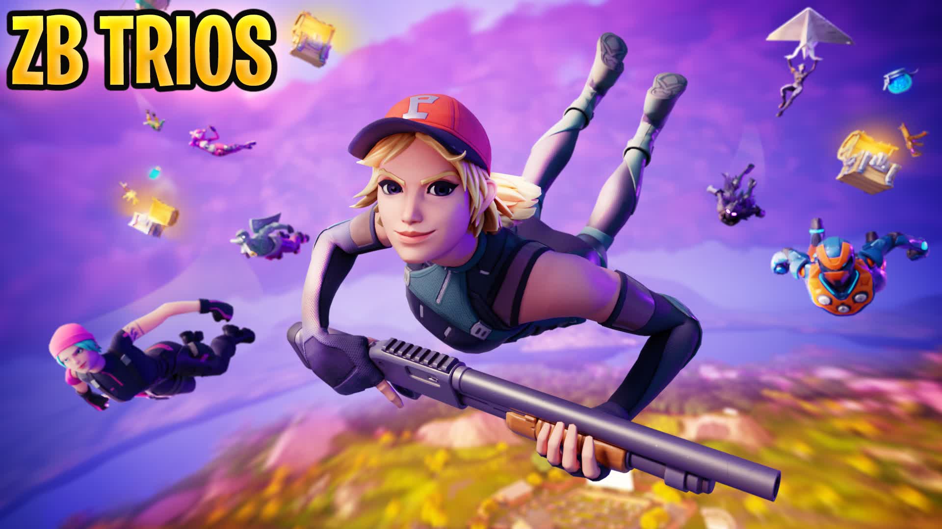 Peaches Trio Zero Builds Late Game